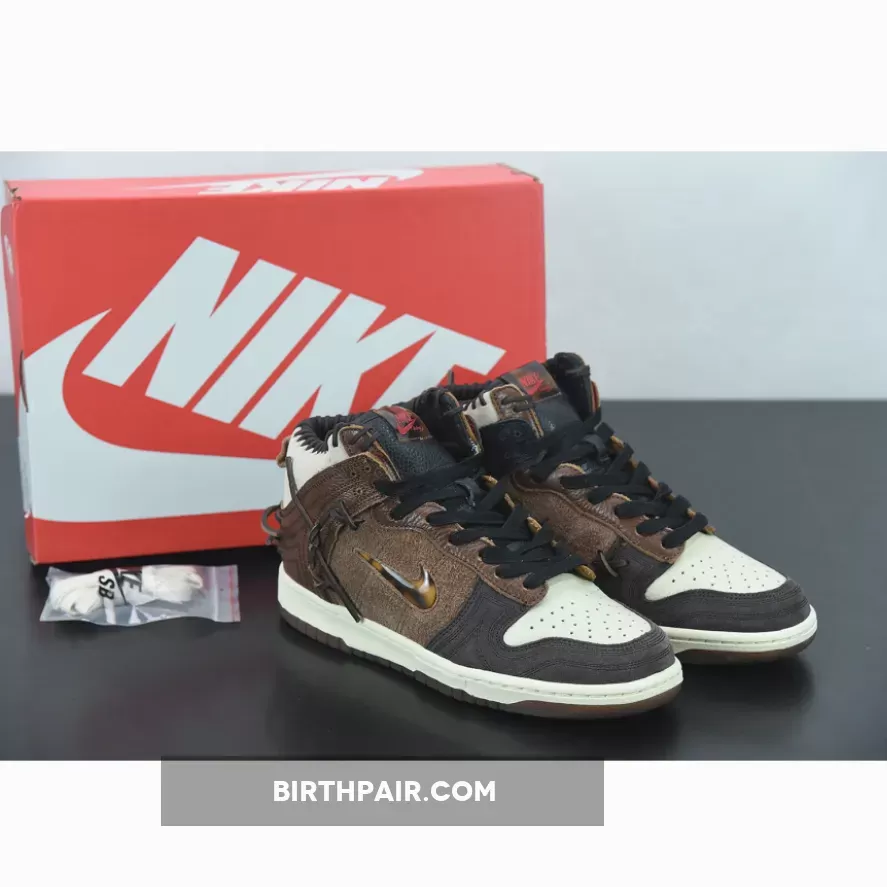 Bodega x Nike Dunk High 'Legend' Fauna Brown/Rustic-Multi-Color Nike Dunk High Bodega