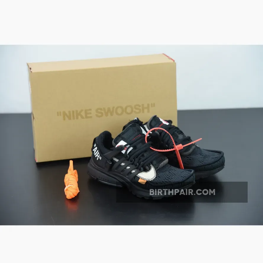 Off-white X Air Presto 'Black' WHITE-CONE Offwhite Presto Black