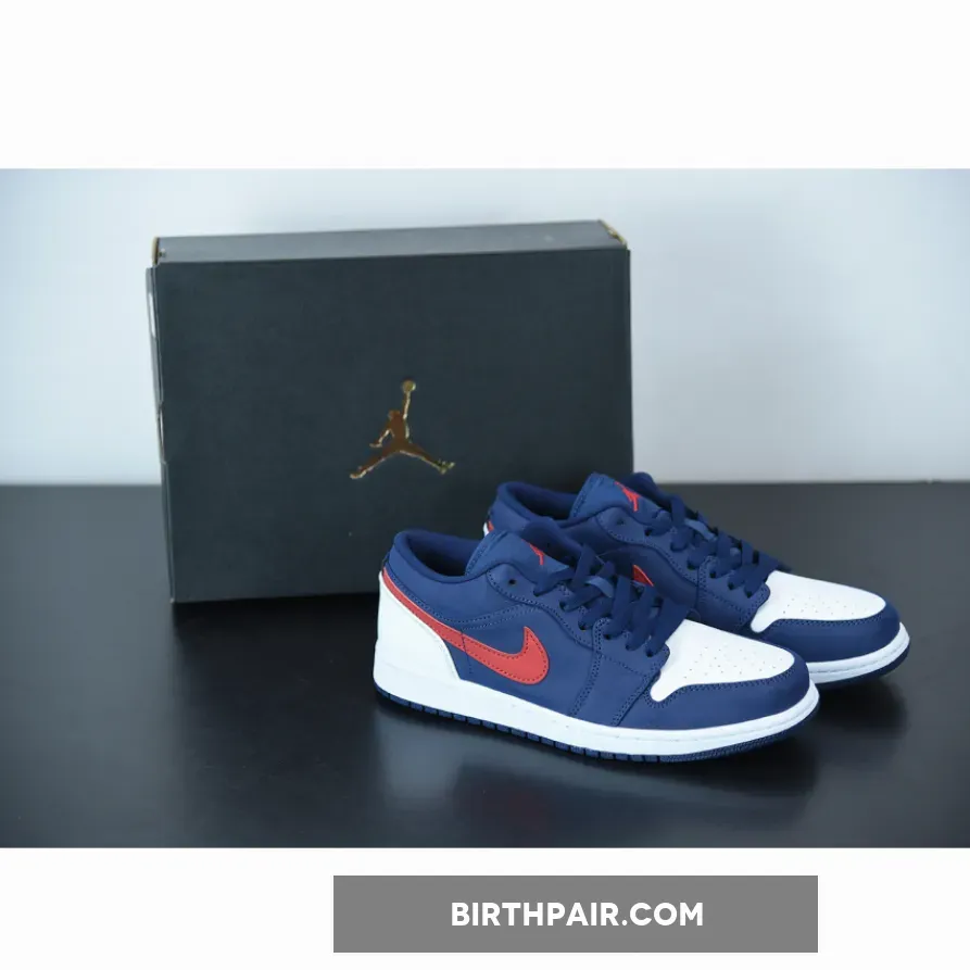 Jordans Red And Blue / Air Jordan 1 Low 'USA' Navy Blue/White-Red