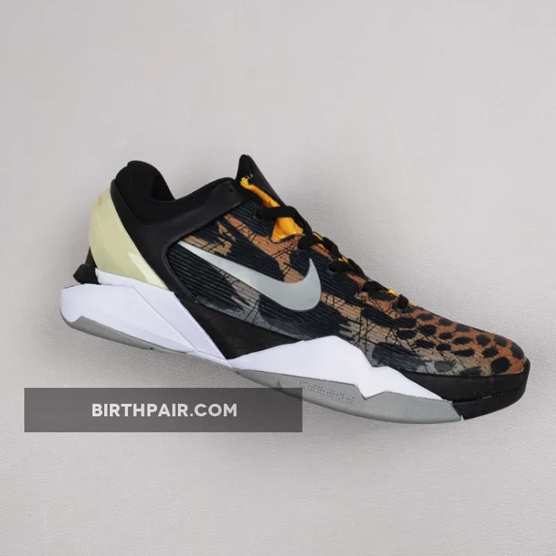 Nike Kobe 7 System 'Cheetah' Circuit Orange/Medium Grey-Black-Sail / Kobe 7 Shoes