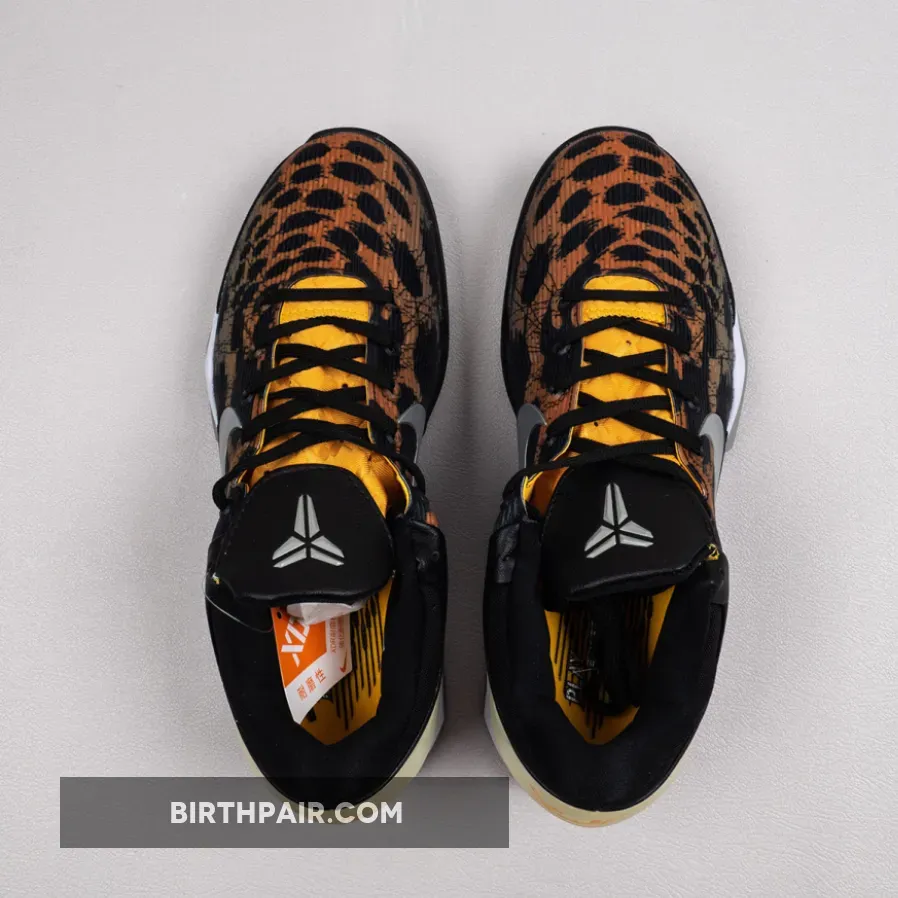 Nike Kobe 7 System 'Cheetah' Circuit Orange/Medium Grey-Black-Sail / Kobe 7 Shoes