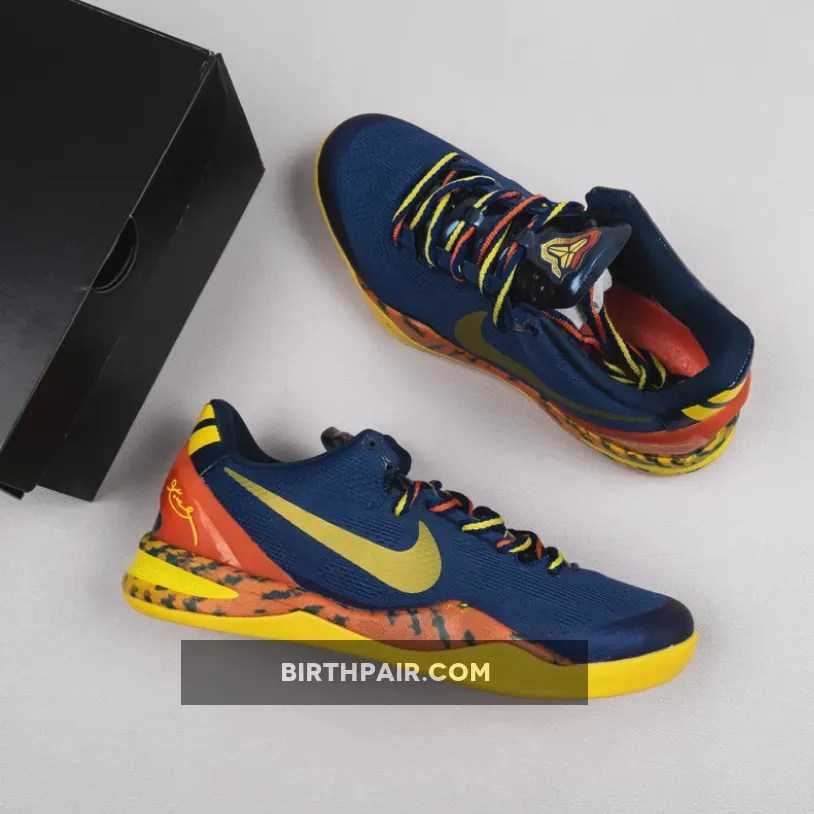 Kobe Barcelona 8 / Nike Kobe 8 System Barcelona Deep Royal/Team Orange
