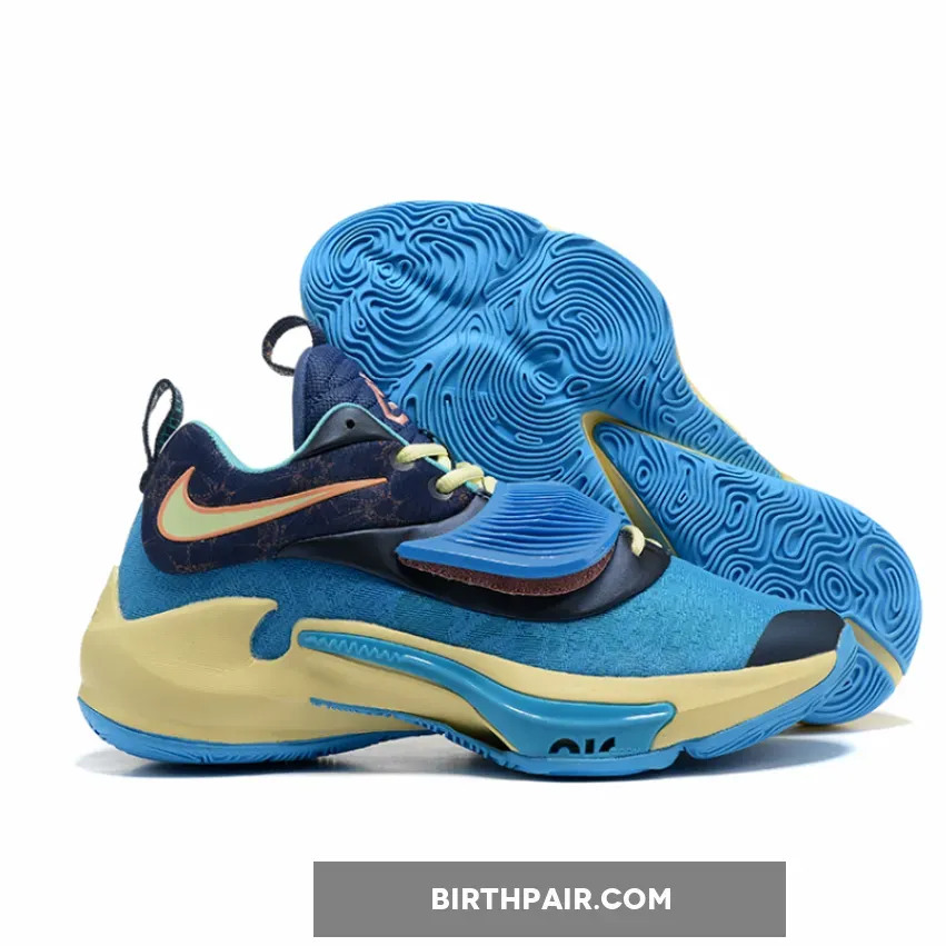 Nike Zoom Freak 3 Valentine's Day Blue/Pink-Pale Yellow DH7347-900 Nike Zoom Freak 3 Valentine's Day