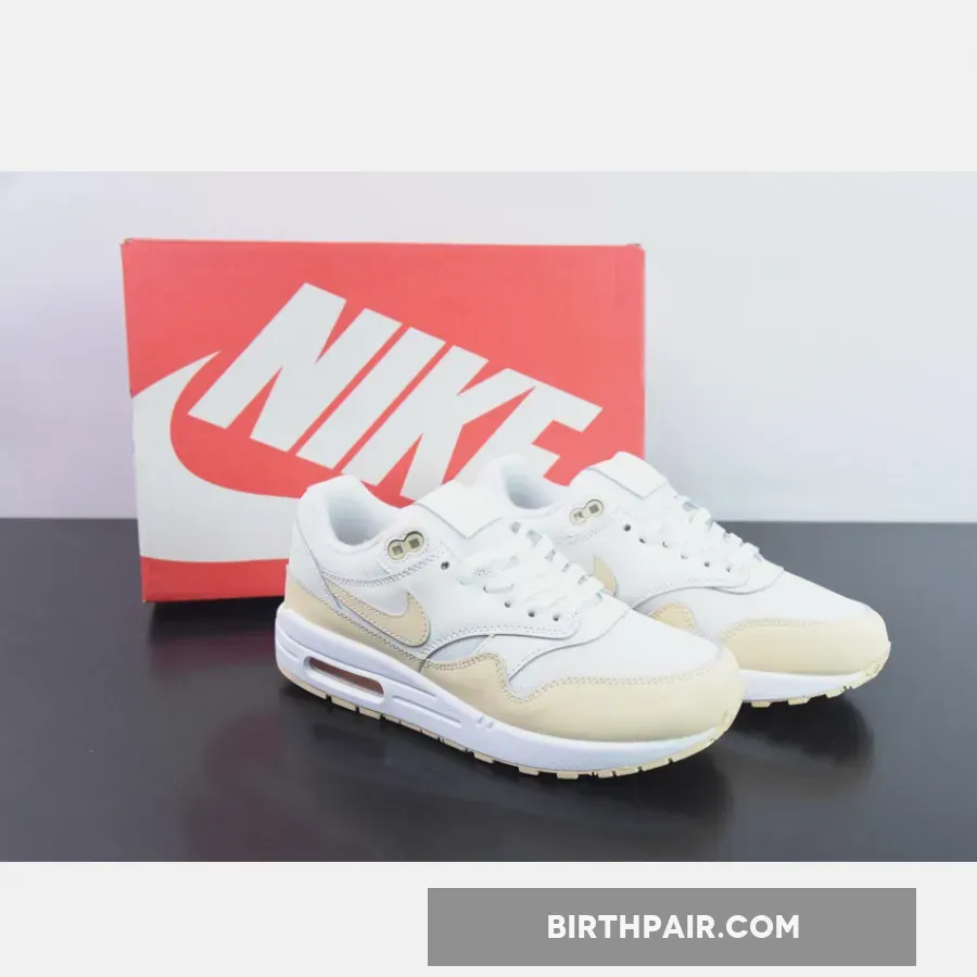 Air Max 1 Premium White/Sanddrift-Phantom FB5060-100 - nike air max sand drift