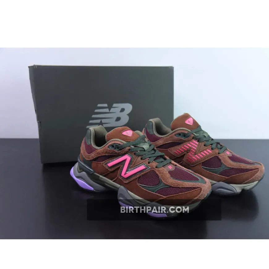 Pink And Burgundy / New Balance 9060 Burgundy U9060BUR