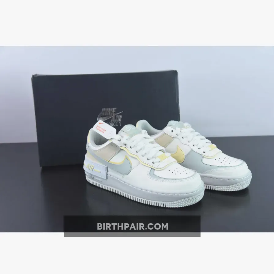 Nike Air Force 1 Shadow Sail/Citron Tint/Light Silver Air Force Pearl White