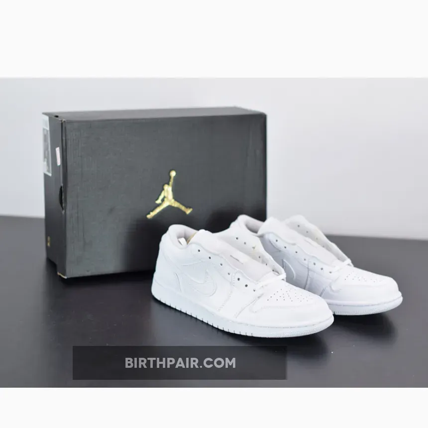 Air Jordan 1 Low 'Triple White' Jordan 1 Triple White