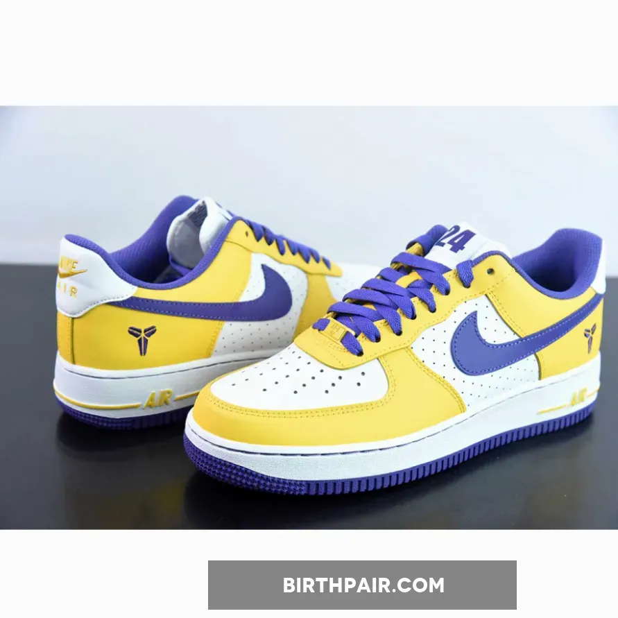 Air Force 1 Kobe Bryant / Kobe Bryant X Nike Air Force 1 Low White/Varsity Maize/Purple