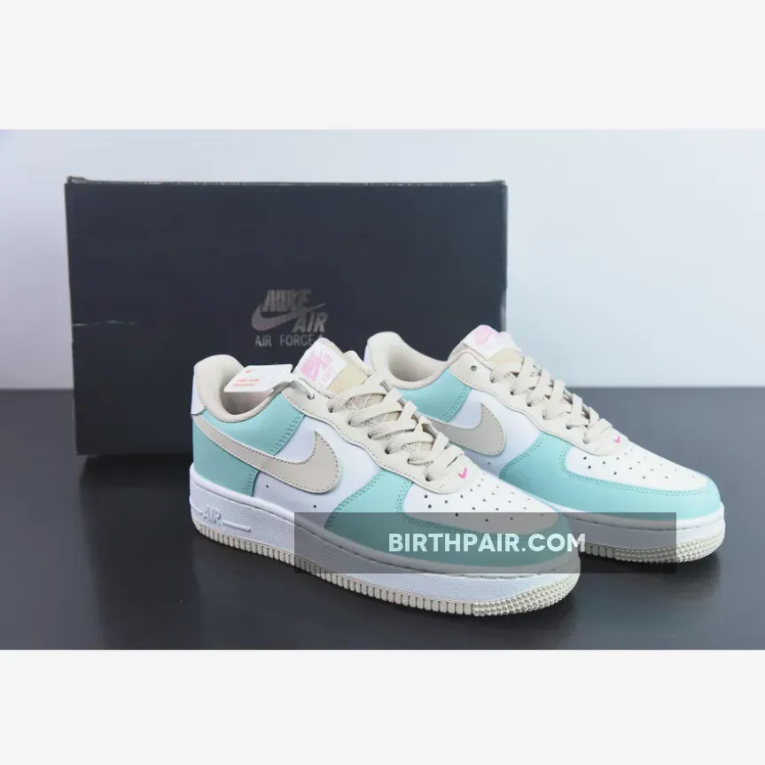 Nike Air Force 1 Low 'Easter' Emerald Rise/Guava Ice-White / Air Force 1 Prm Gs