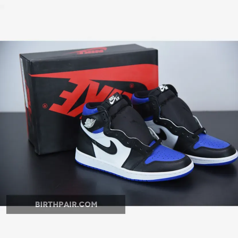 Patent Royal Blue Jordan 1 Air Jordan 1 Retro High OG 'Royal Toe Black'