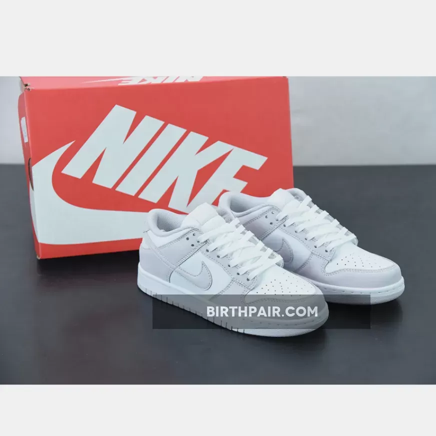 Nike Dunk Low White/Light Violet / Periwinkle Nike Shoes