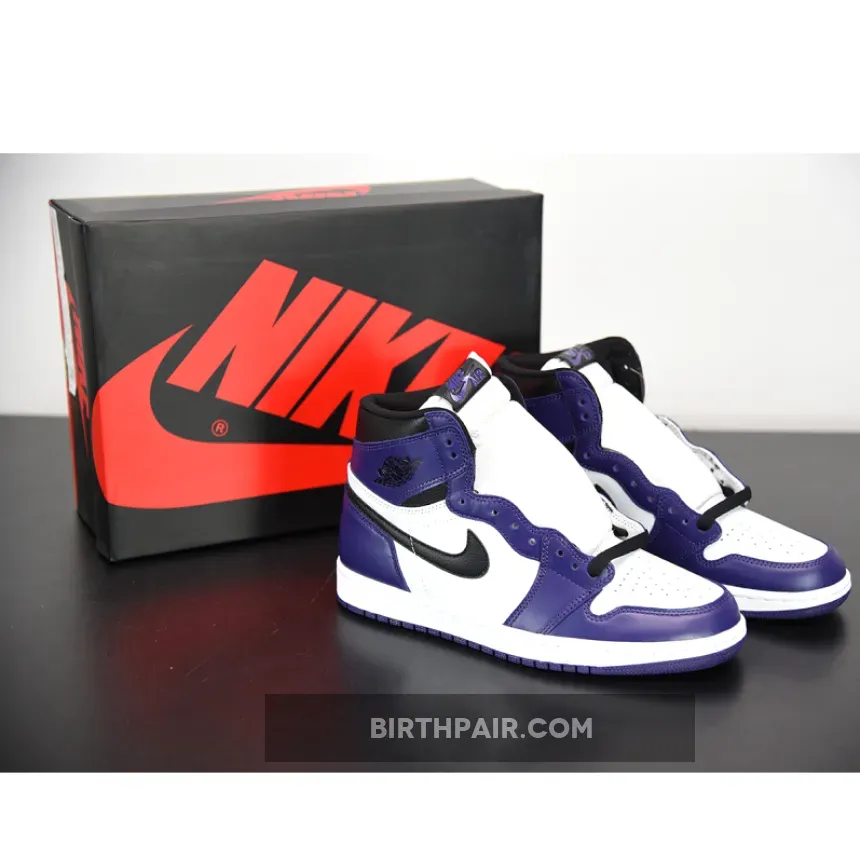 Jordans High Top Purple / Air Jordan 1 High OG Court Purple