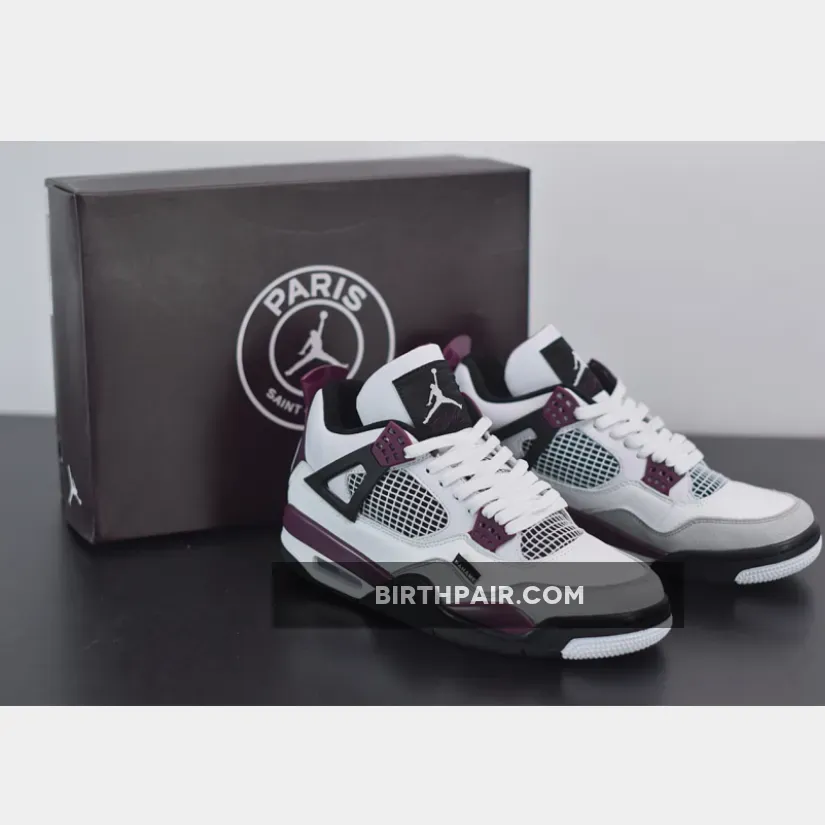 Air Jordan 4 Retro 'PSG Paris Saint Germain' CZ5624-100 Paris Saint Germain X Air Jordan 4 Retro Bordeaux