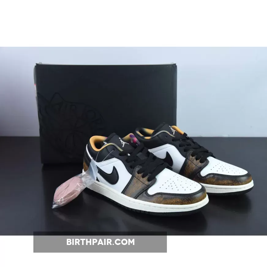 Jordan 1 White Onyx / Air Jordan 1 Low 'Wear Away' Black/White Onyx-White