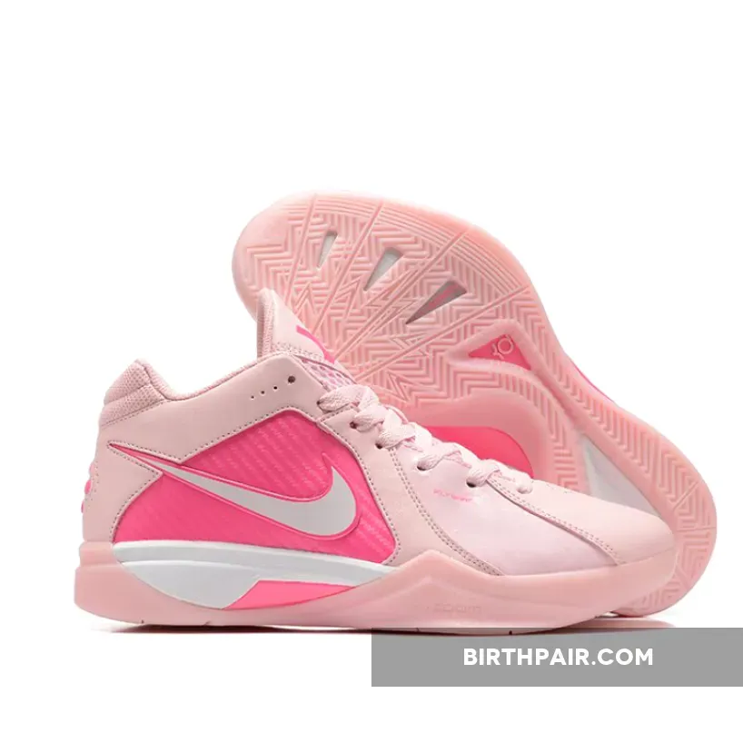 Kd 3 Aunt Pearl Nike 'aunt Pearl' Medium Soft Pink/white Fj0892-600 FJ0892-600