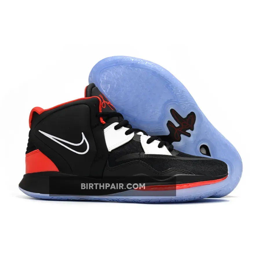 Red White Kyries Nike Kyrie 8 Black White Red 1675866245