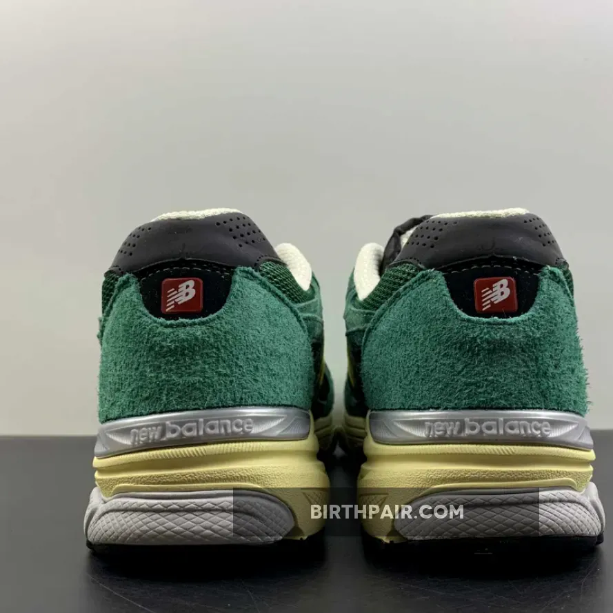 New Balance 990v3 MiUSA Green Yellow Teddy Santis M990GG3