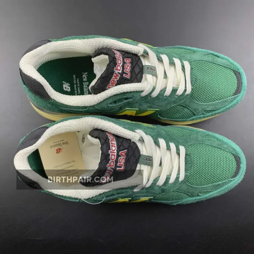New Balance 990v3 MiUSA Green Yellow Teddy Santis M990GG3