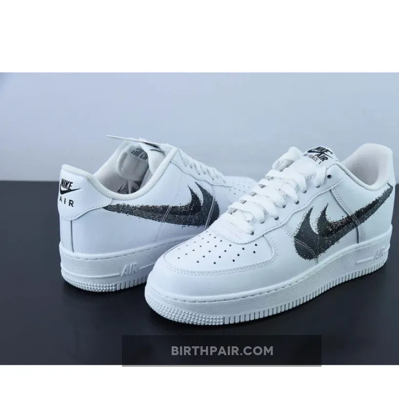 Nike Air Force 1 Low Spray Paint Swoosh #Dunk Low Spray Paint Swoosh