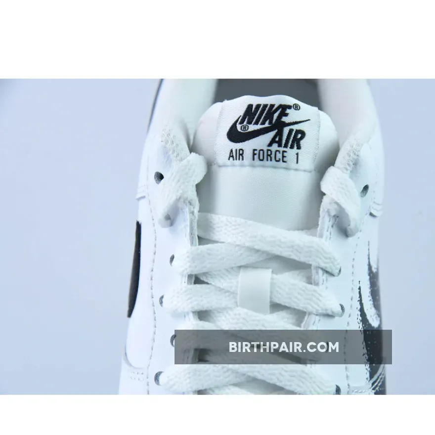 Nike Air Force 1 Low Spray Paint Swoosh #Dunk Low Spray Paint Swoosh