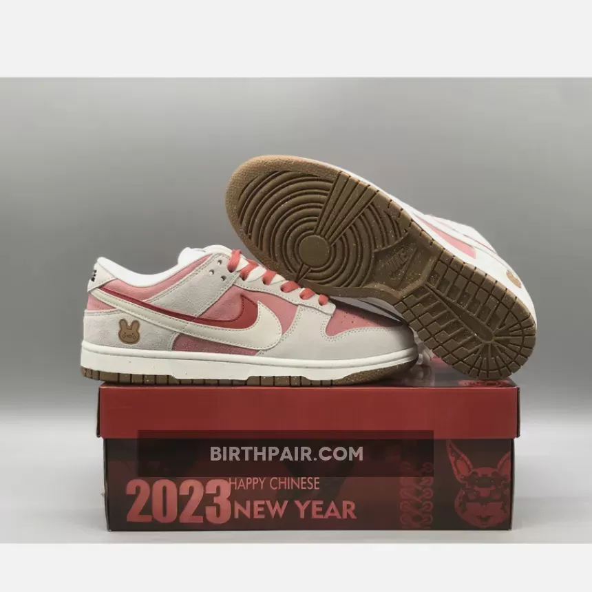 Custom Nike Dunk Low / Nike Dunk Low 'Year of the Rabbit' 85 Double Swooshes