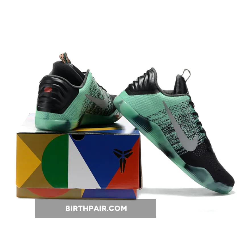 Nike Kobe 11 Elite AS Green And Black Kobes 822521-305