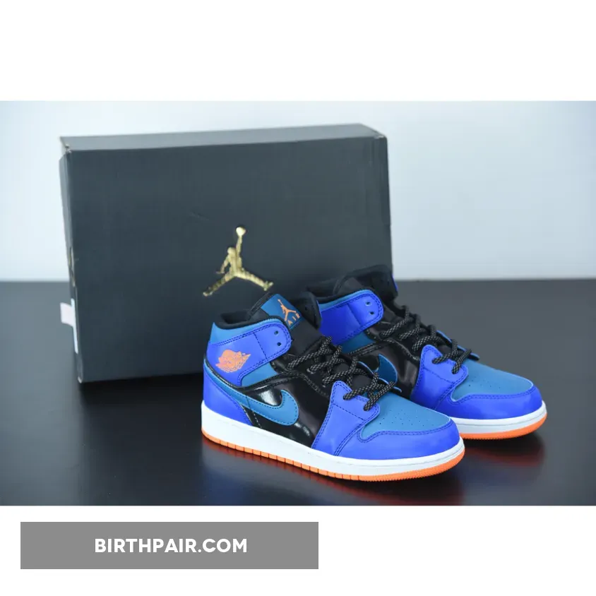Jordan 1 Blue Racers Air Jordan 1 Mid GS Racer Blue Green Abyss