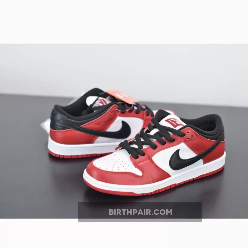 Nike SB Dunk Low 'Chicago' Varsity Red/White-Black - Nike Dunk Low Sb 'j-pack Chicago' BQ6817-600