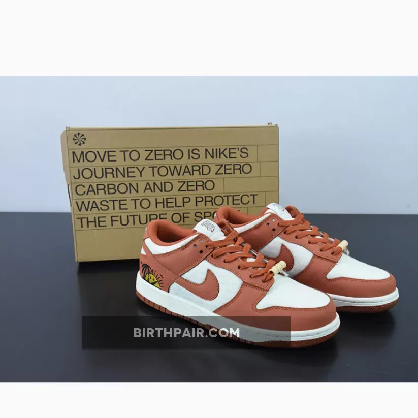Nike Dunk Low SE Sun Club Henna Brown DR5475-100 nike sun club dunk low