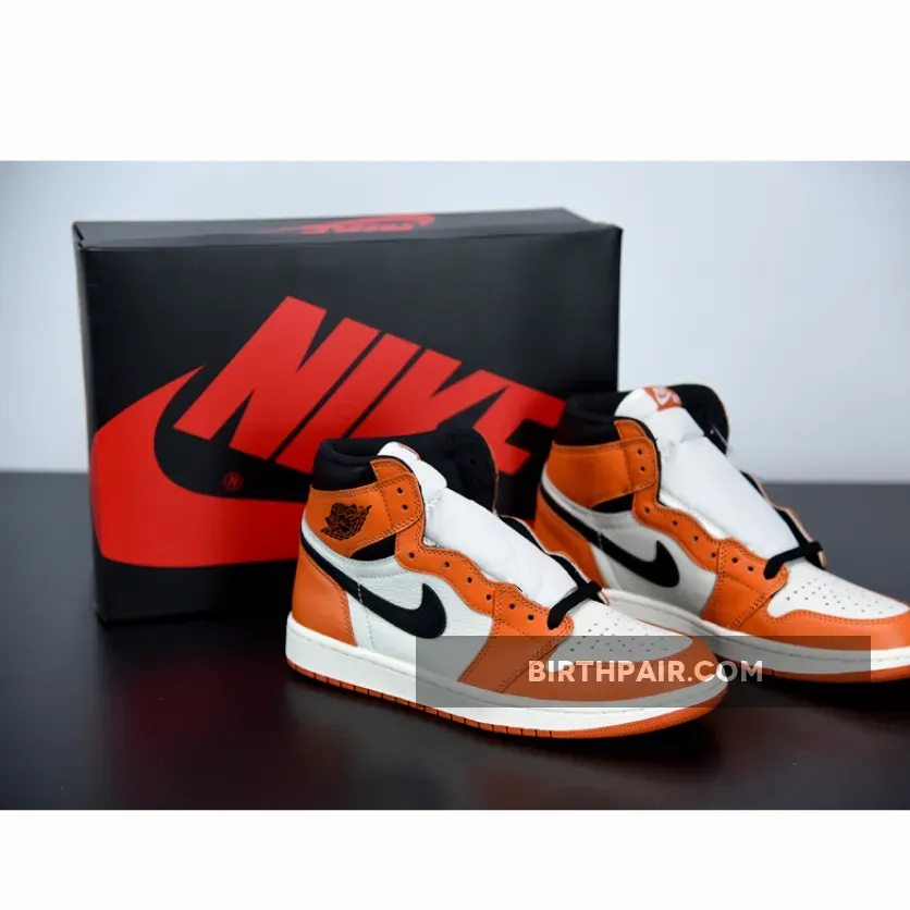 Air Jordan 1 Retro High OG 'Reverse Shattered Backboard' Sail/Starfish-Black / goat air jordan 1