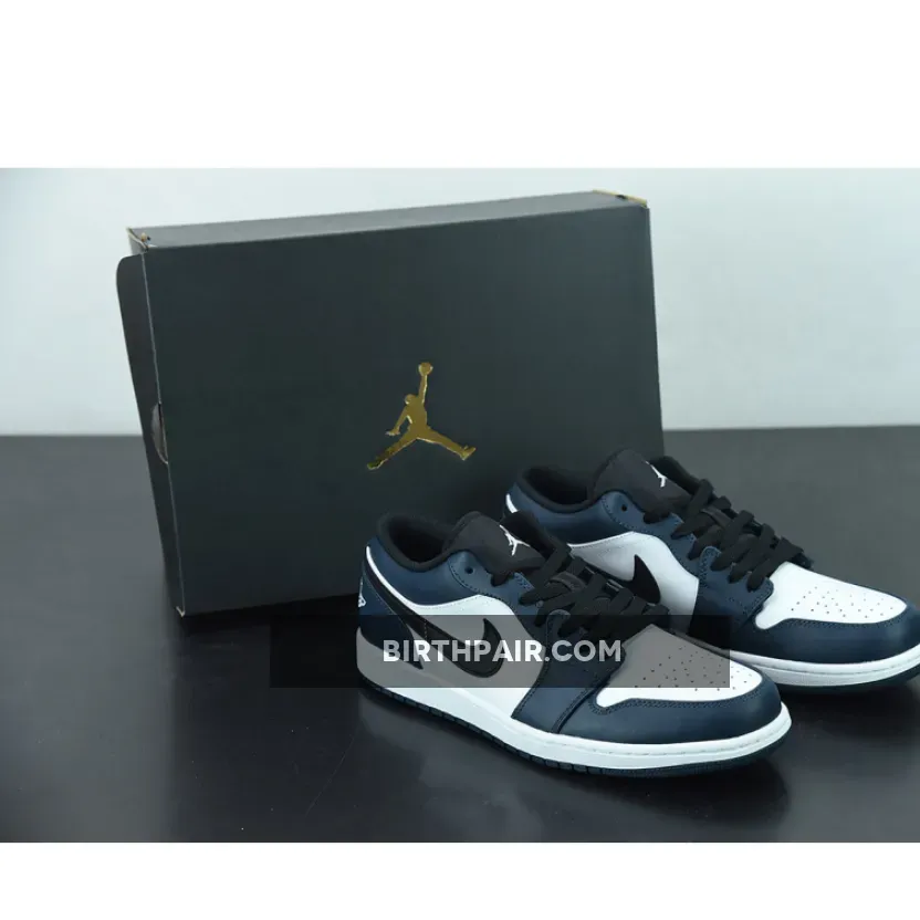 Jordan 1 Low Teal / Air Jordan 1 Low White/Dark Teal-Black