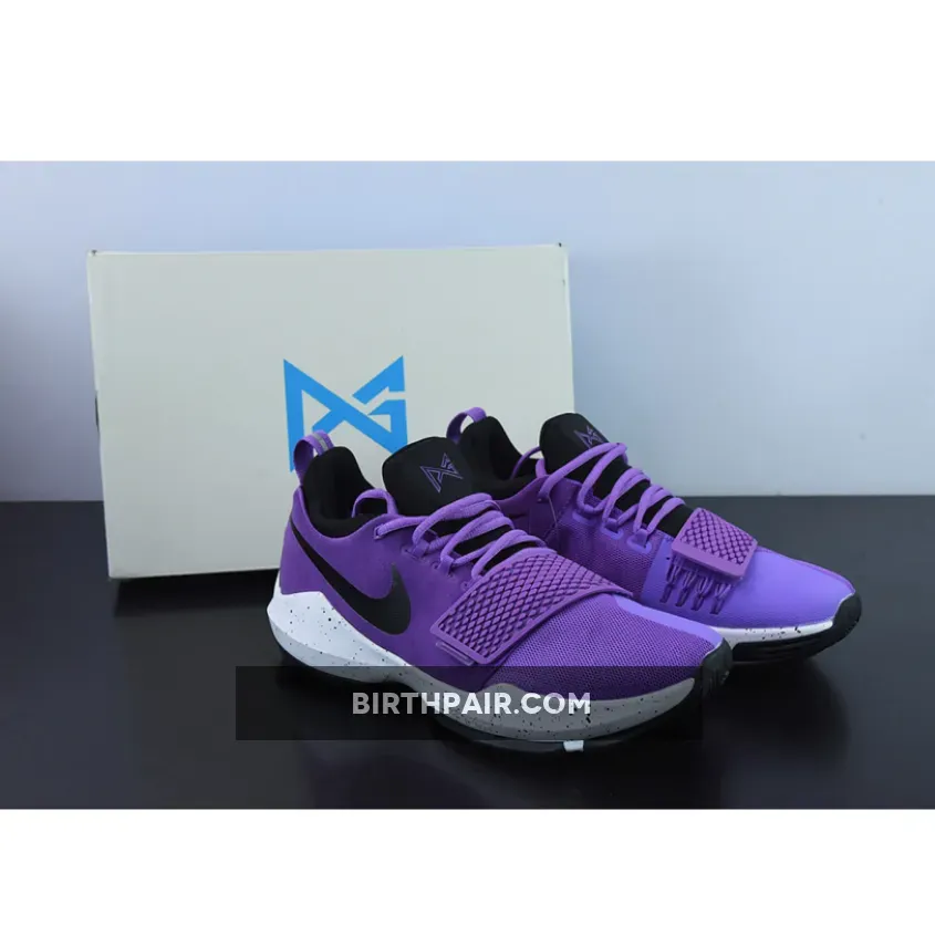 Pg 1 Purple / Nike PG 1 Bright Violet/Black-White-Total Orange