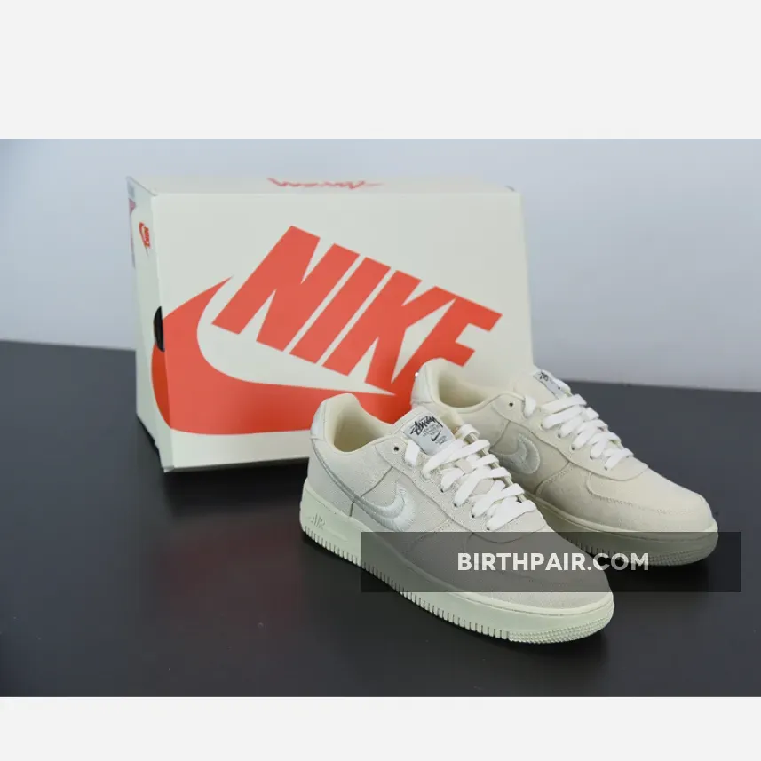 Stussy Fossil Air Force 1 / Stussy x Nike Air Force 1 Fossil Stone