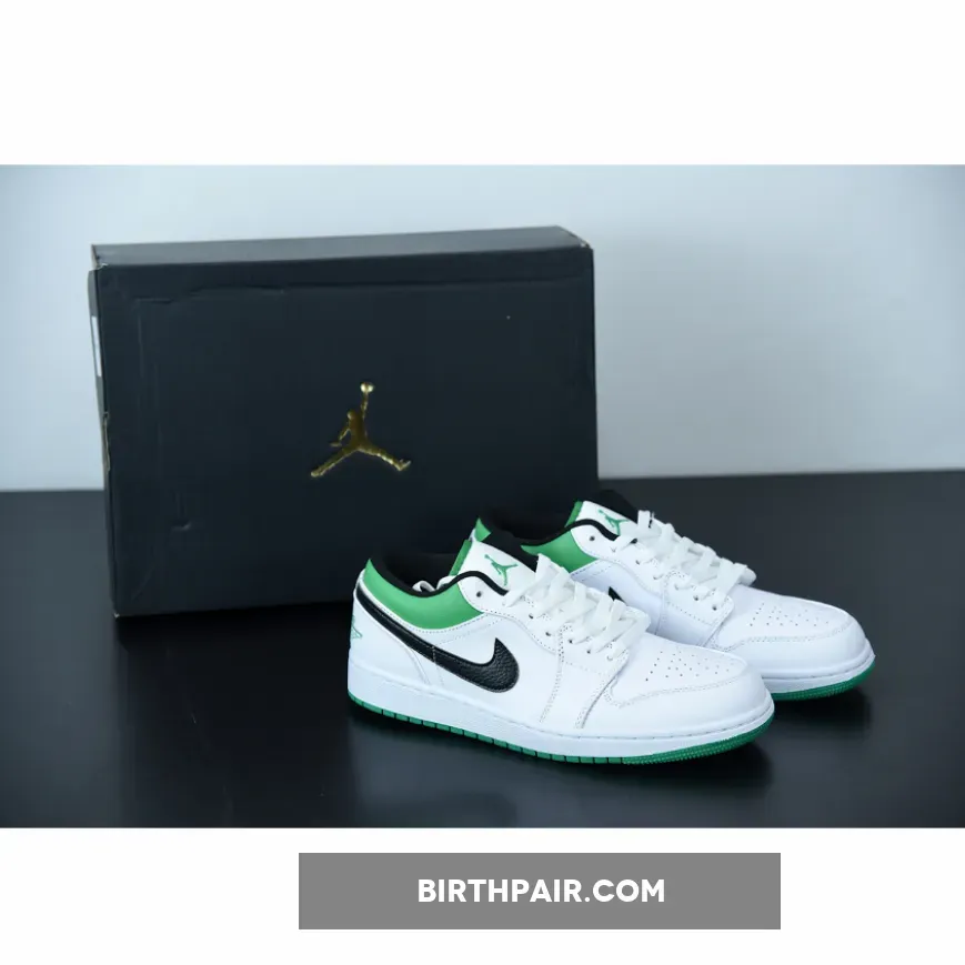 Air Jordan 1 Low Lucky Green White / Jordan Green White