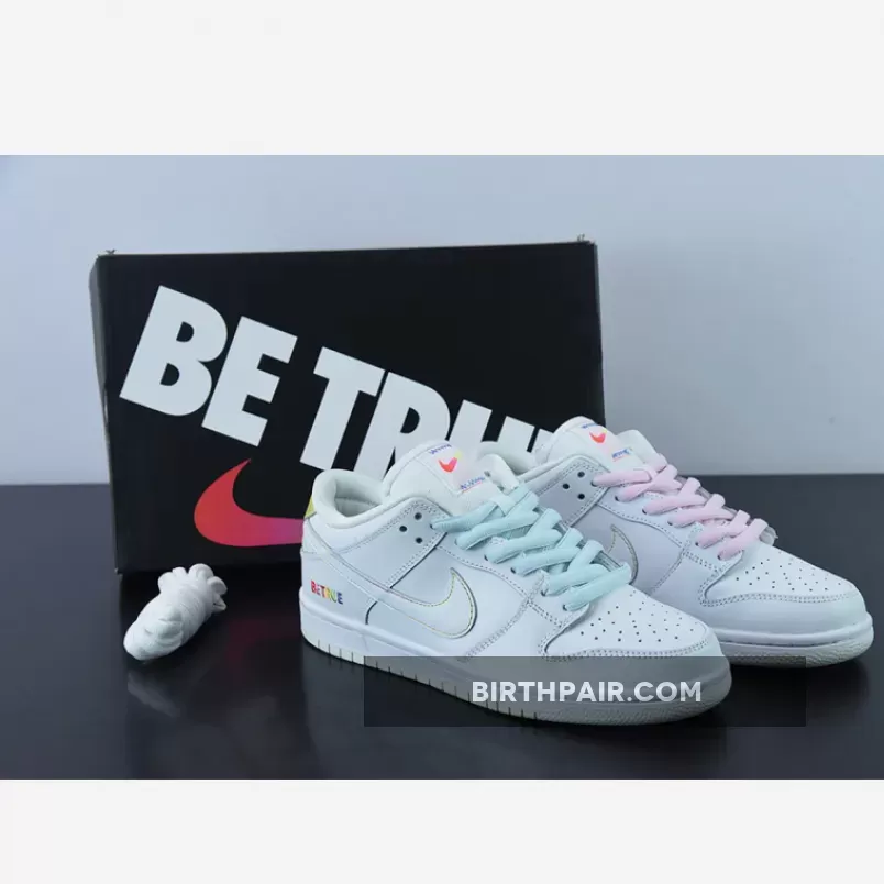 Nike Sb Be True Dunk Nike SB Dunk Low 'Be True' White/Multicolor