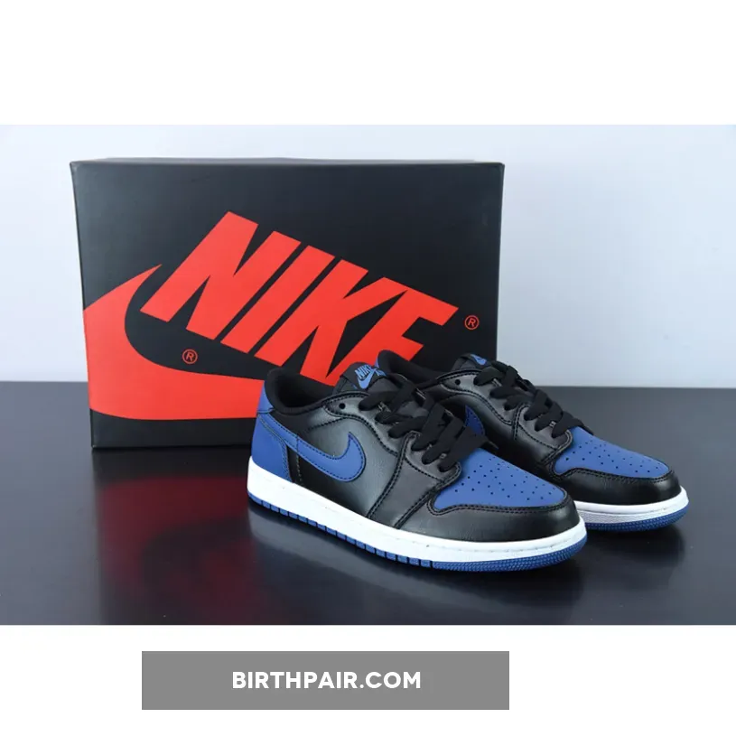 Air Jordan 1 Low OG Black/Mystic Navy-White - Jordan 1 Low Og Mystic Navy On Feet CZ0790-041