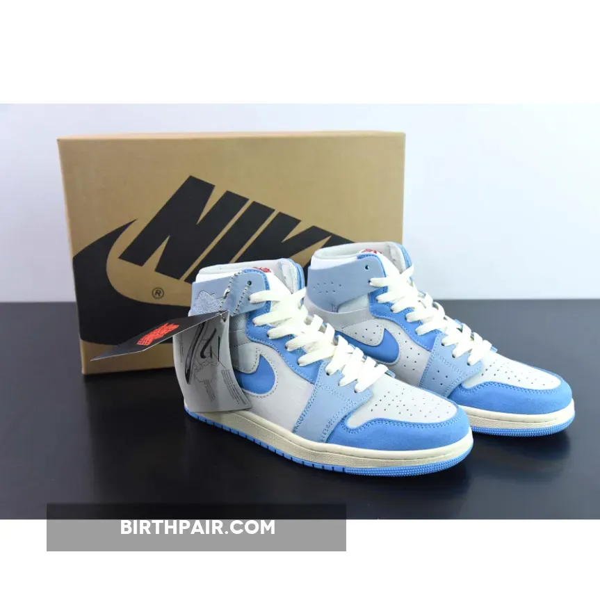 Air Jordan 1 High Zoom CMFT Phantom University Blue DV1305-004 #air jordan zoom