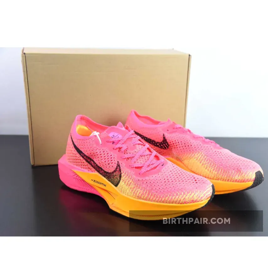 Nike ZoomX Vaporfly 3 Hyper Pink Orange / Nike Vaporfly 3 For Sale