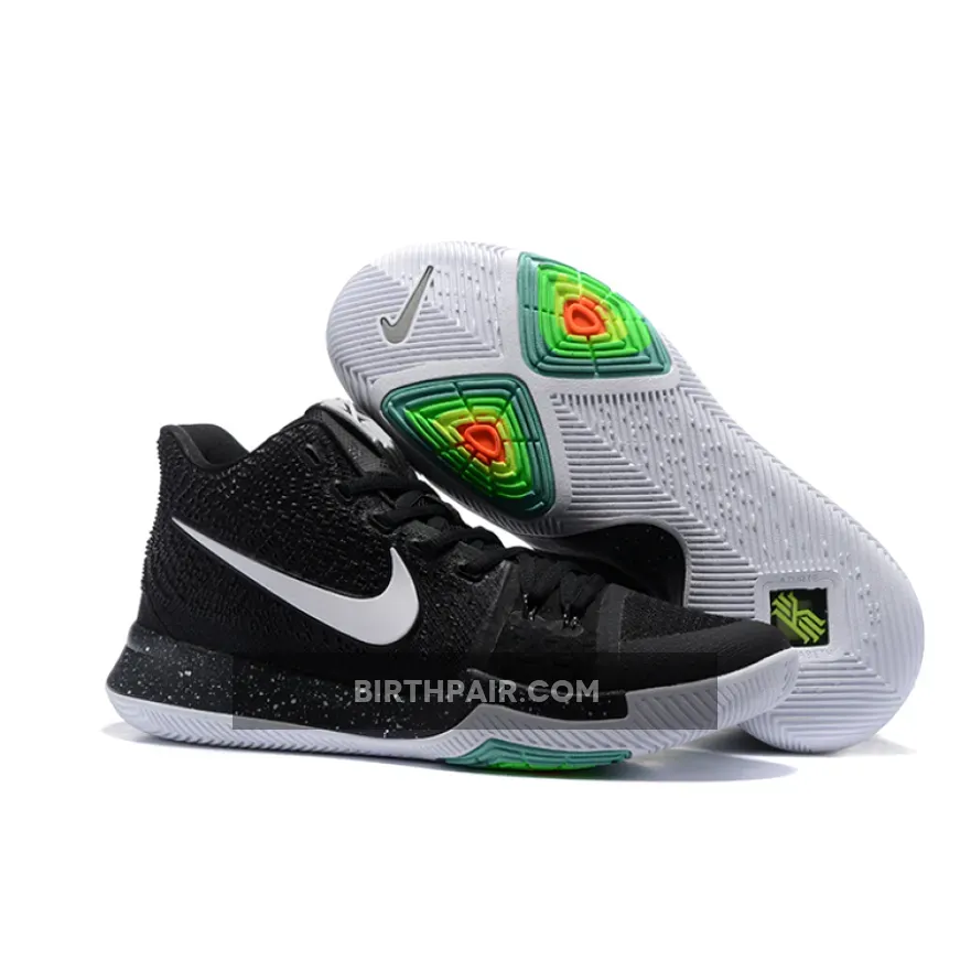 Nike Kyrie 3 'Black Ice' Black/Total Crimson-Dark Grey-White 852395-018 / Kyrie Basketball Shoes 3