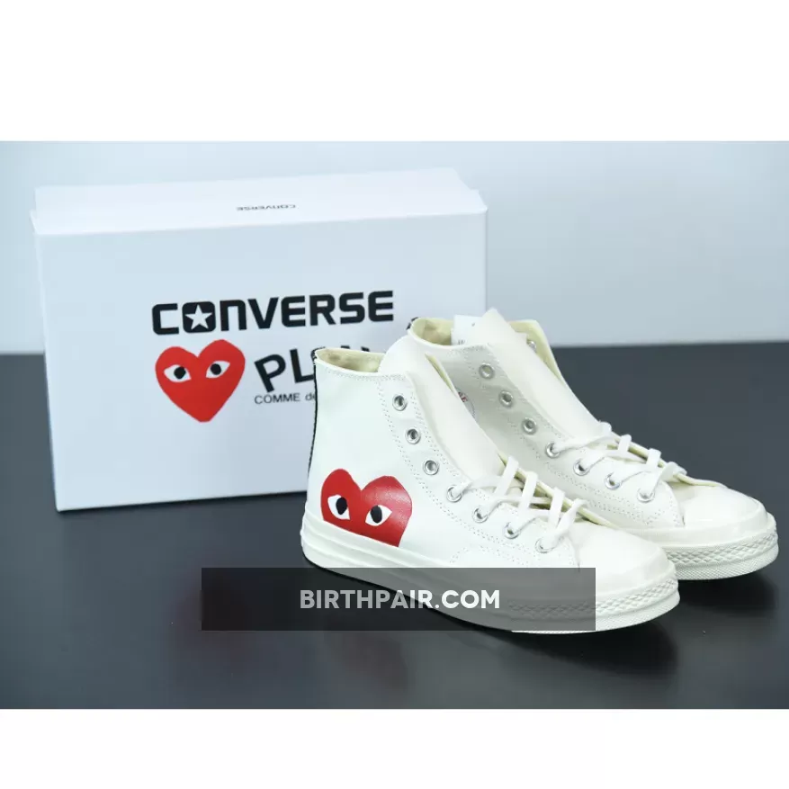 Comme des Garcons Play x Converse Chuck Taylor All Star 70 Hi White 150205C