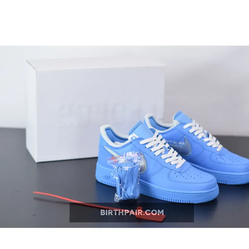 Nike Air Force 1 Low Off-White Mca University Blue / nike air forces off white