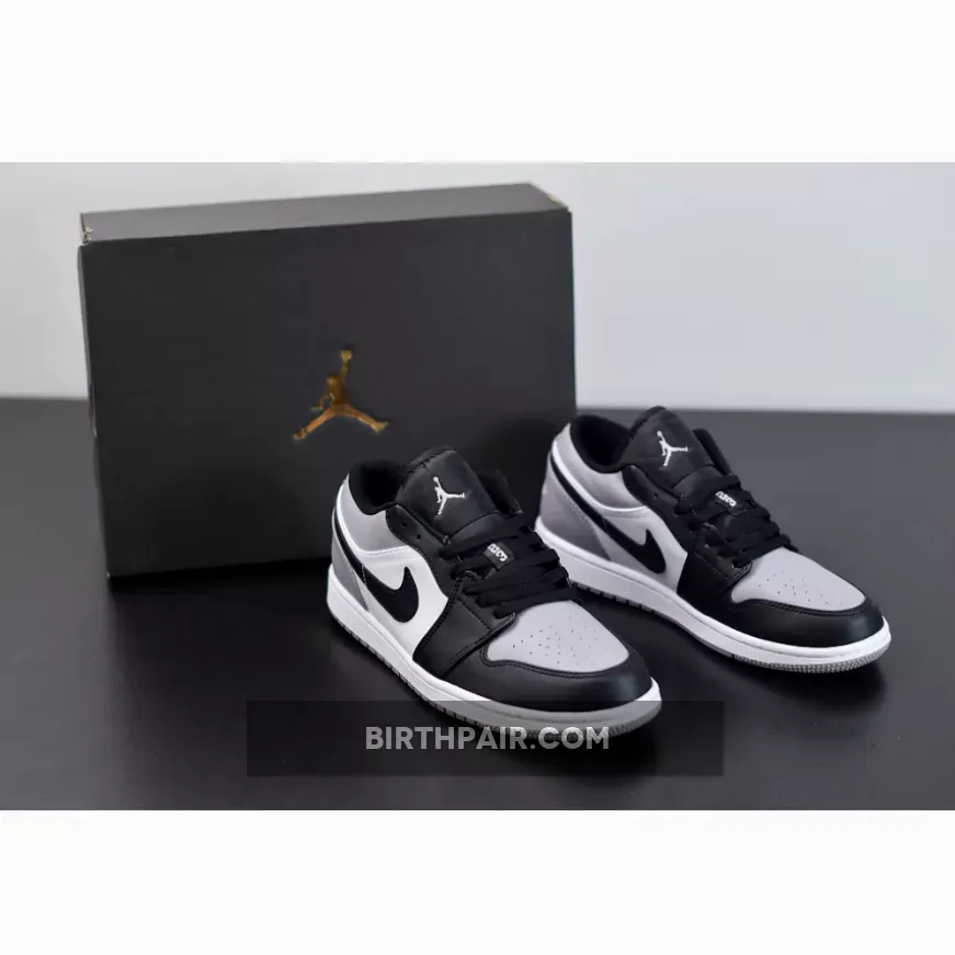 Air Jordan 1 Low Atmosphere Grey/White-Black 553558-110