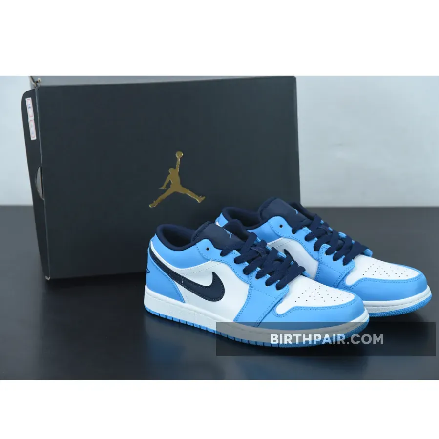 Air Jordan 1 Low 'Dark Powder Blue' / Jordan University Blue Lows