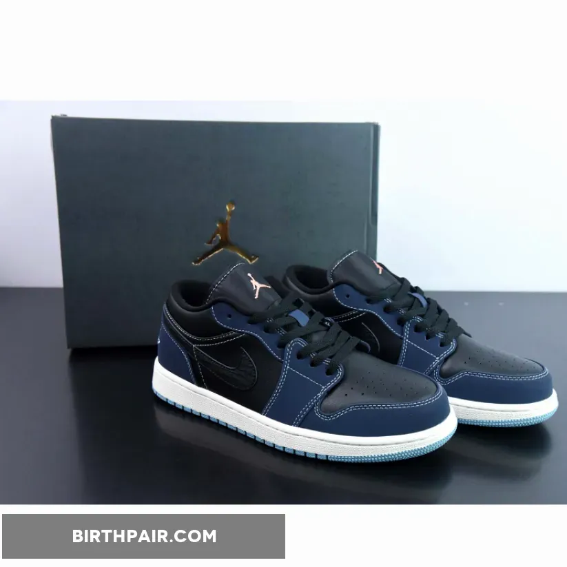 Air Jordan 1 Low Snakeskin Midnight Navy FJ5478-010