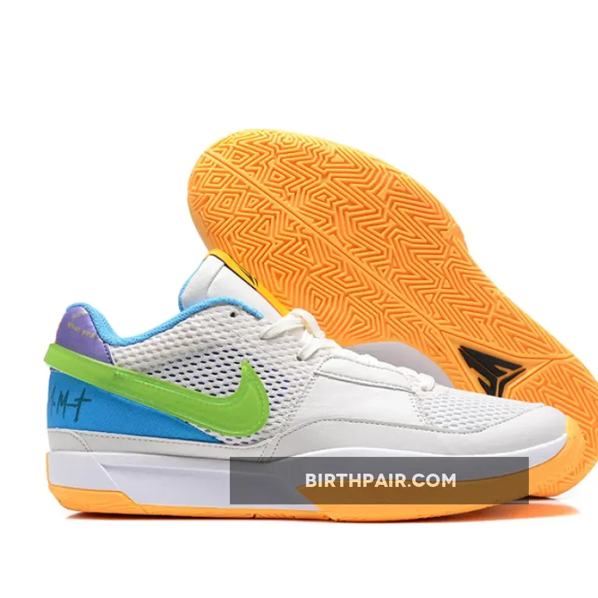 Nike Ja 1 Phantom/Action Green/Action Grape/White DR8785-001 / how much are the ja 1s