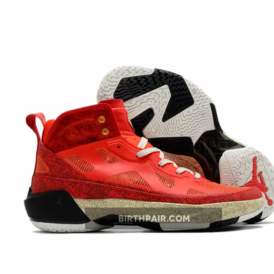 Air Jordan 37 "Rui Hachimura" Siren Red/Sea Glass-Flash Crimson DX1691-600