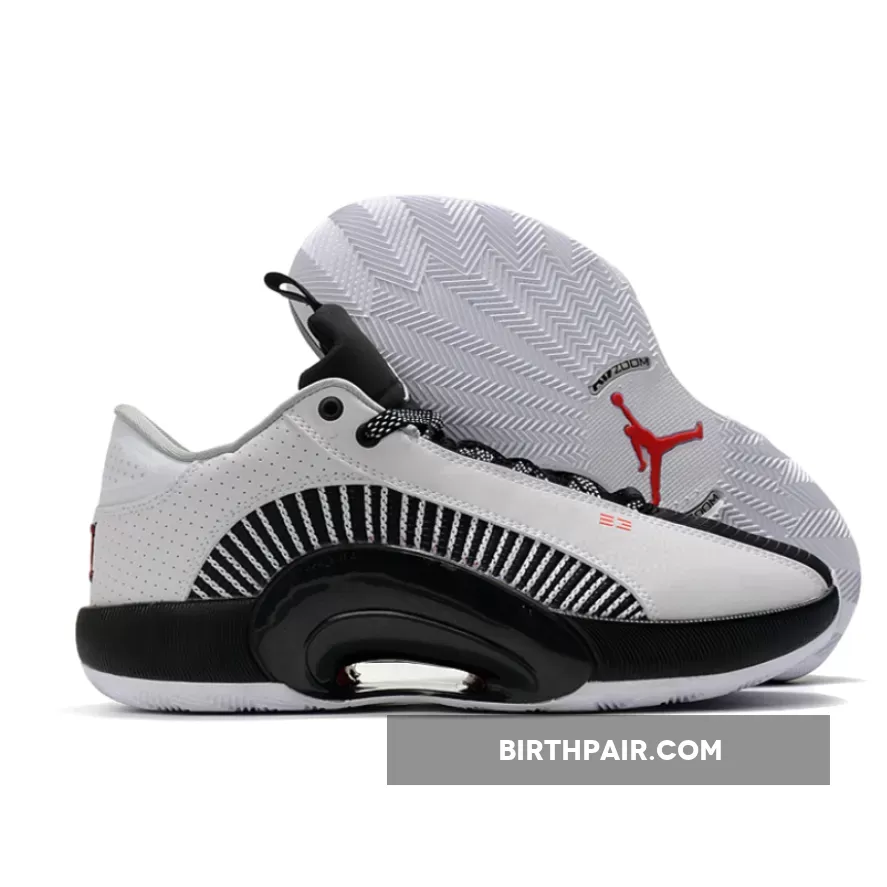 Air Jordan 35 Low 'Black White' CW2460-101 air jordan 35 black and white