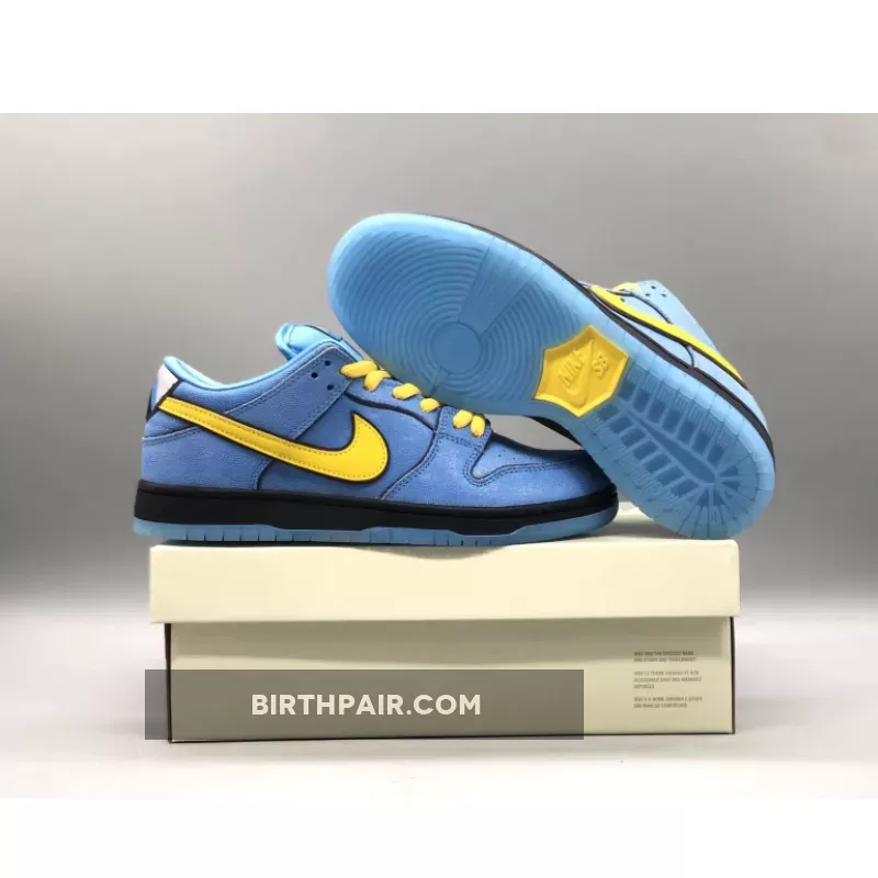 The Powerpuff Girls x Nike SB Dunk Low "Bubbles" Blue Chill