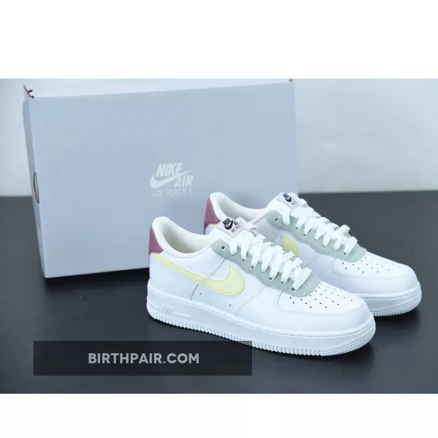 Purple And White Forces Nike Air Force 1 Low White Pink