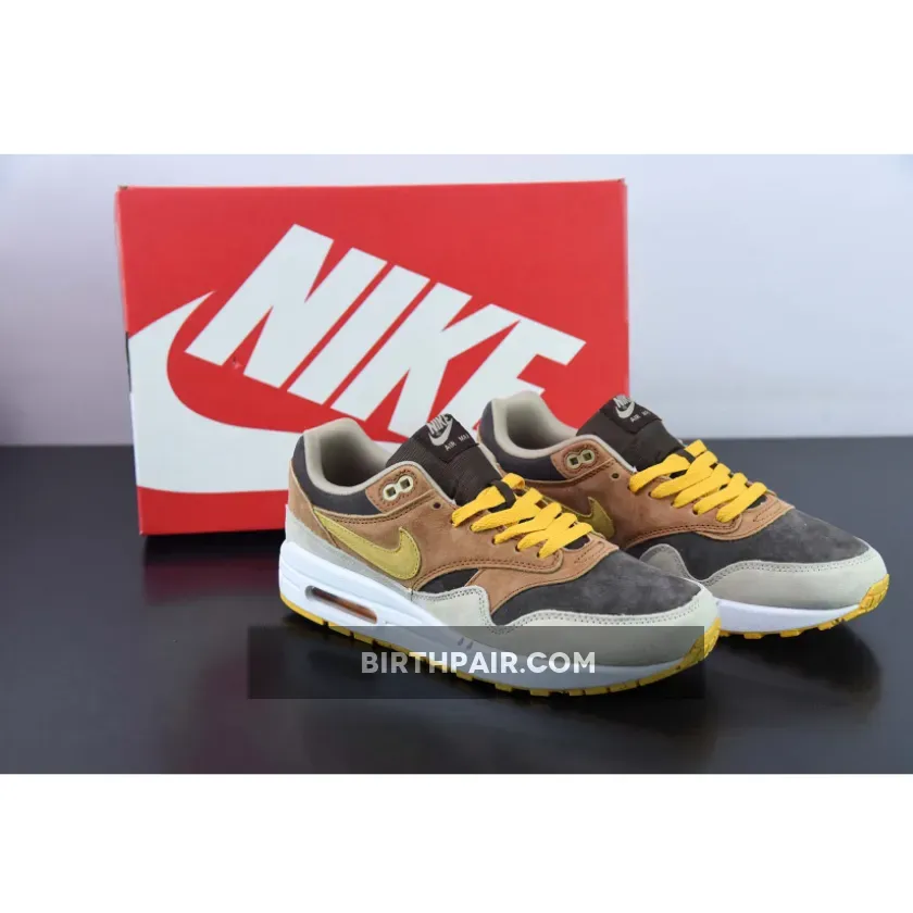 Nike Air Max 1 'Ugly Duckling' Pecan/Yellow Ochre/Baroque Brown ugly duckling air max 1